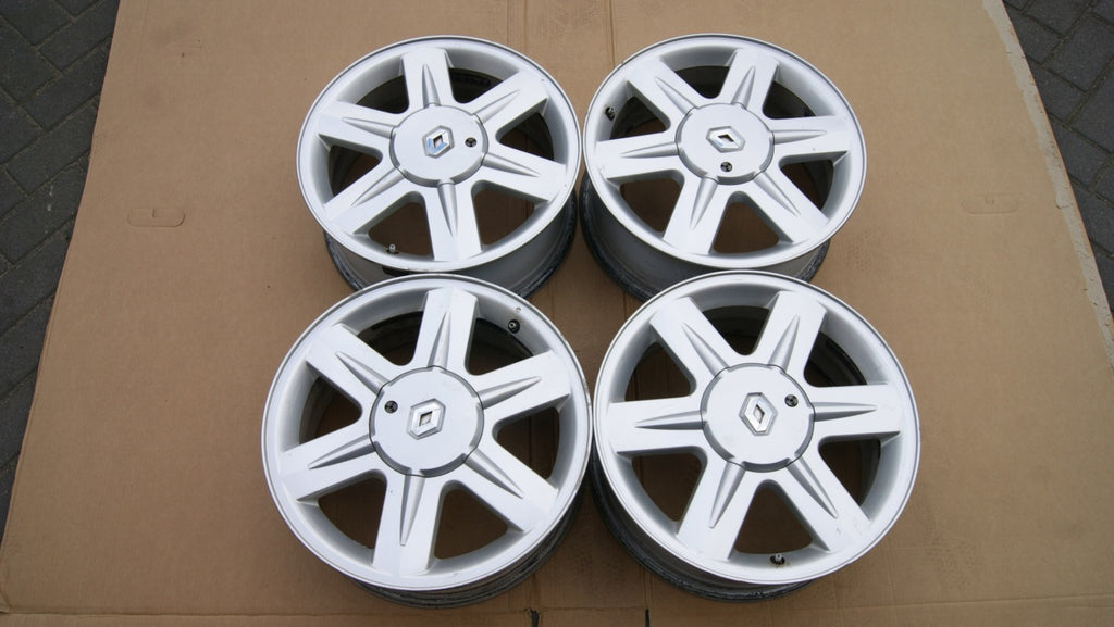 4x Alufelge 16 Zoll 6.5" 5x108 50ET Glanz Silber RE7601 Renault Rim Wheel FEL1914502659de