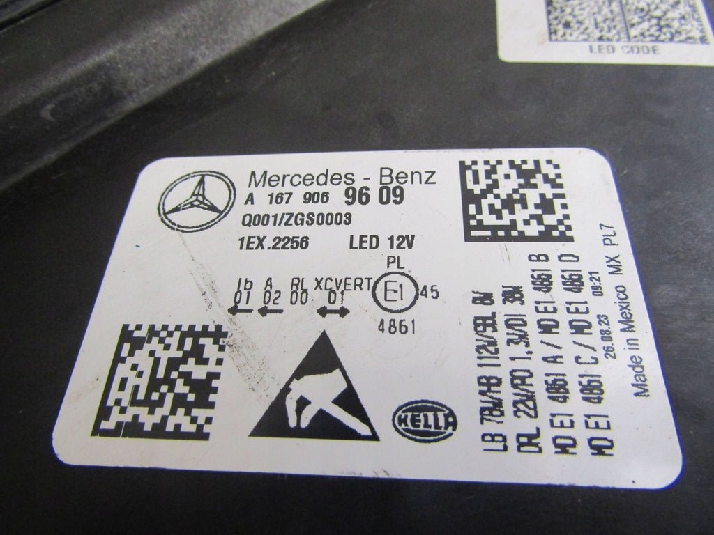Frontscheinwerfer Mercedes-Benz Gls X167 A1679069609 LED Rechts Headlight