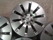 Laden Sie das Bild in den Galerie-Viewer, 4x Alufelge 16 Zoll 6.5" 5x112 38ET Glanz Silber A2054010100 Mercedes-Benz W205 FEL7769918343aq