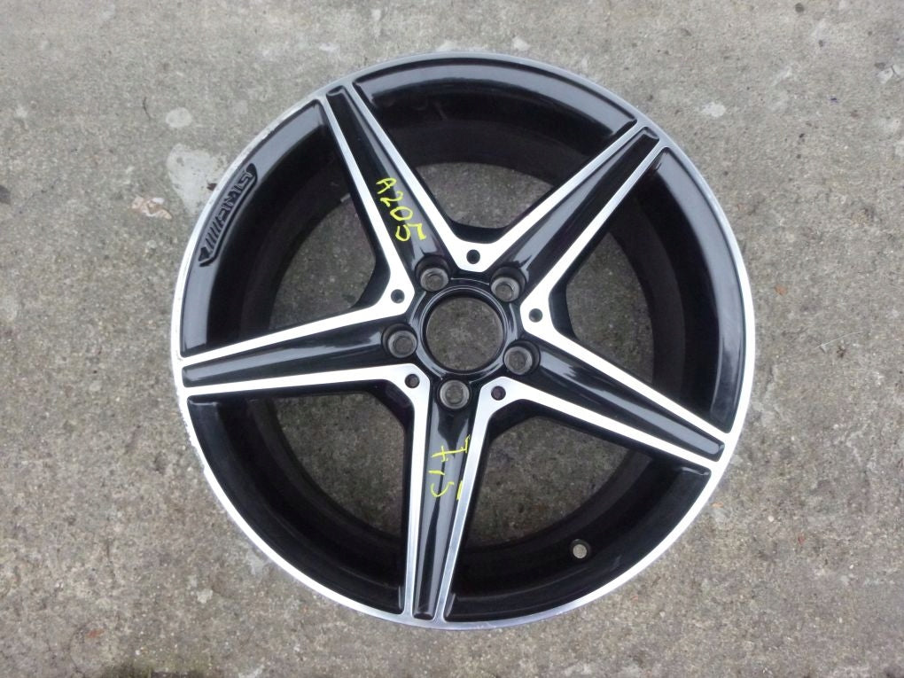 1x Alufelge 18 Zoll 8.5" 5x120 49ET Mercedes-Benz A205 Rim Wheel