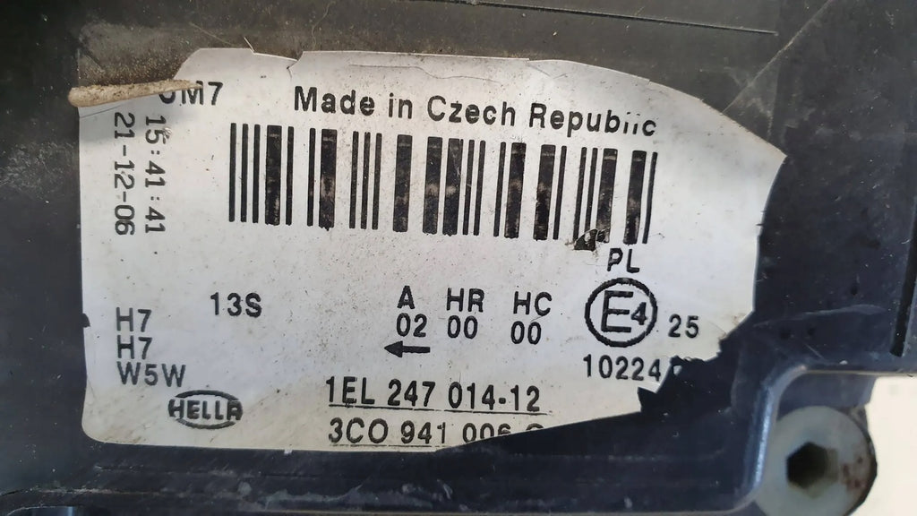 Frontscheinwerfer VW Passat 3C0941006 Rechts Scheinwerfer Headlight SCH8543868554df