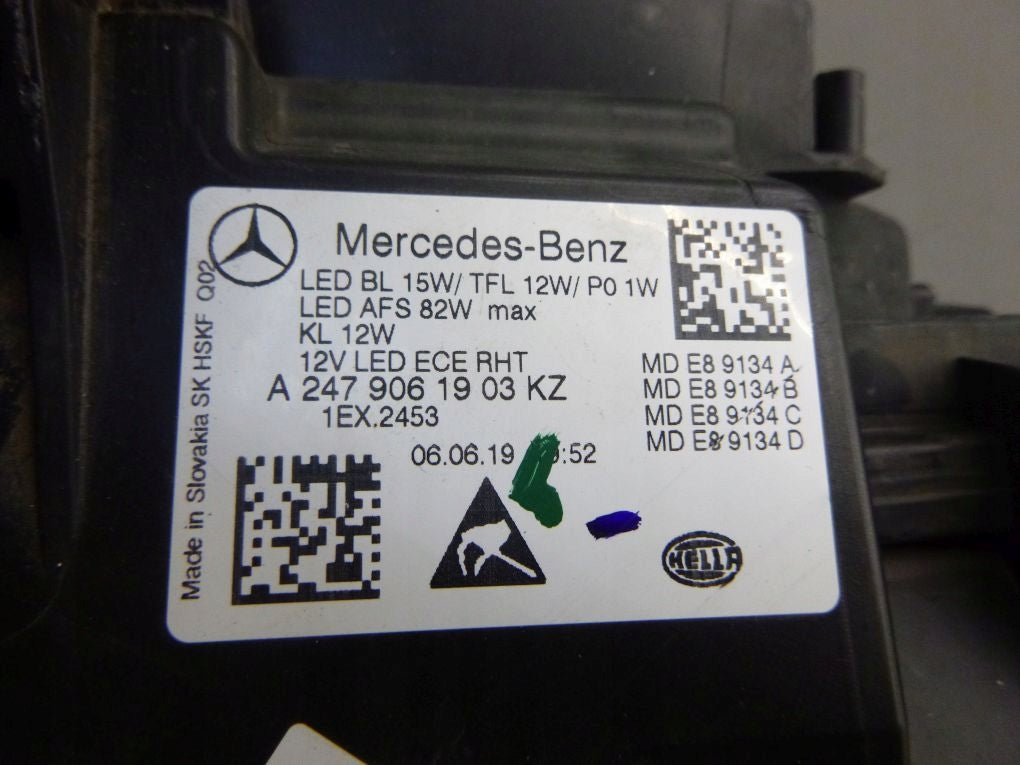 Frontscheinwerfer Mercedes-Benz A2479061903 LED Links Scheinwerfer Headlight