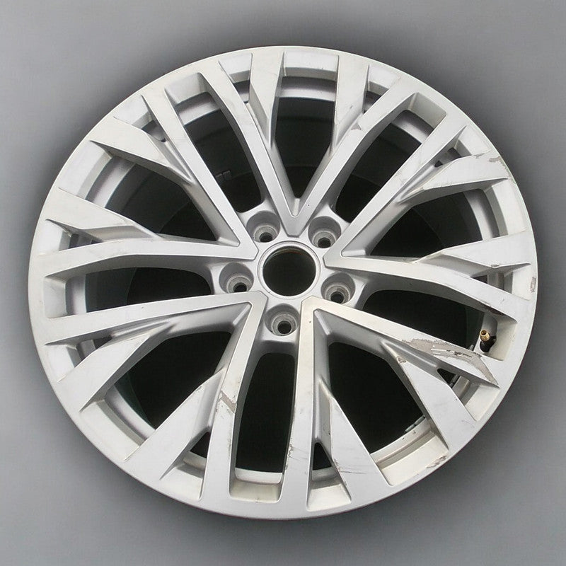 1x Alufelge 18 Zoll 8.0" 5x112 25ET Glanz Silber 760601025H VW Touareg Rim Wheel