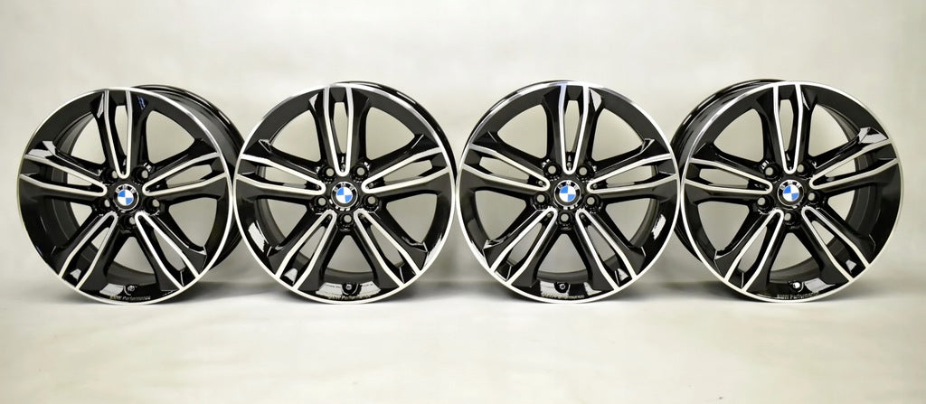 4x Alufelge 17 Zoll 7.5" 5x112 54ET Glanz 6856087 BMW F21 F40 Mg Rim Wheel FEL5990571970gm