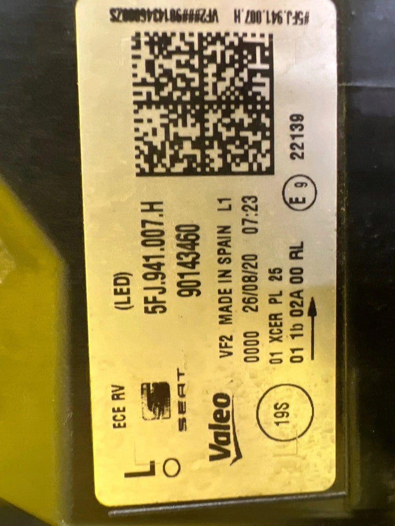 Frontscheinwerfer Seat Tarraco 5FJ941007H LED Links Scheinwerfer Headlight