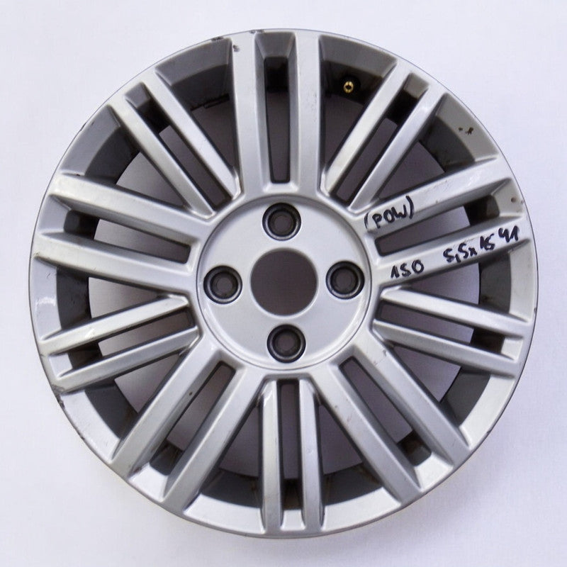 1x Alufelge 15 Zoll 5.5" 4x100 41ET Glanz Silber VW Up Rim Wheel