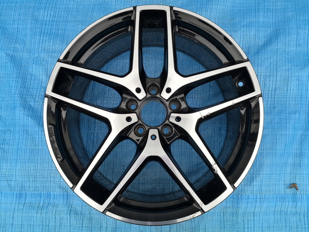 1x Alufelge 19 Zoll 8.0" 5x112 38ET A2534011800 Mercedes-Benz Glc Amg Rim Wheel FEL3753402085ax