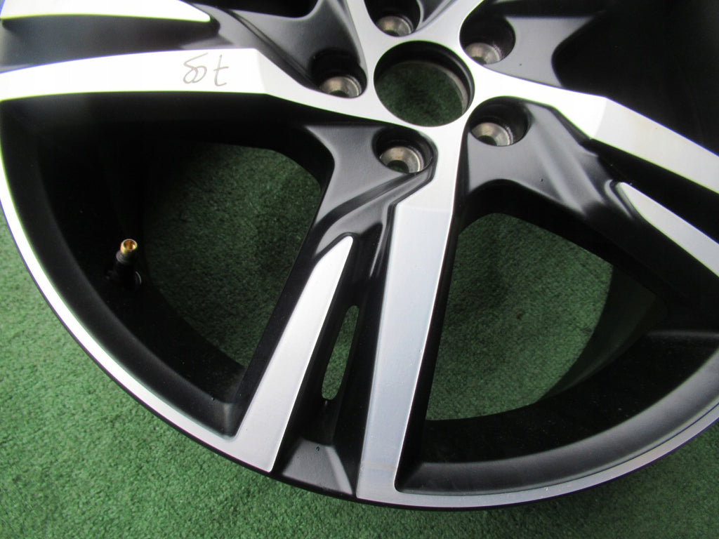 1x Alufelge 18 Zoll 7.5" 5x108 50,5ET Glanz Schwarz 31445812 Volvo Xc60 Xc40
