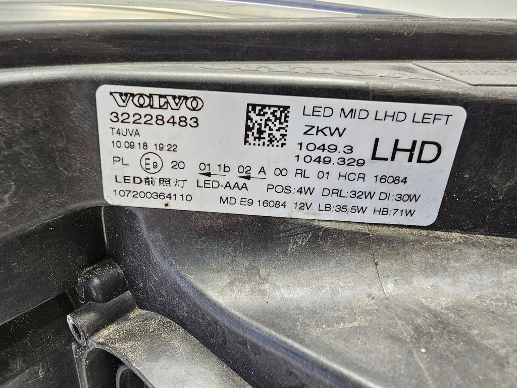Frontscheinwerfer Volvo S40 32228483 LED Links Scheinwerfer Headlight SCH5043568597ni