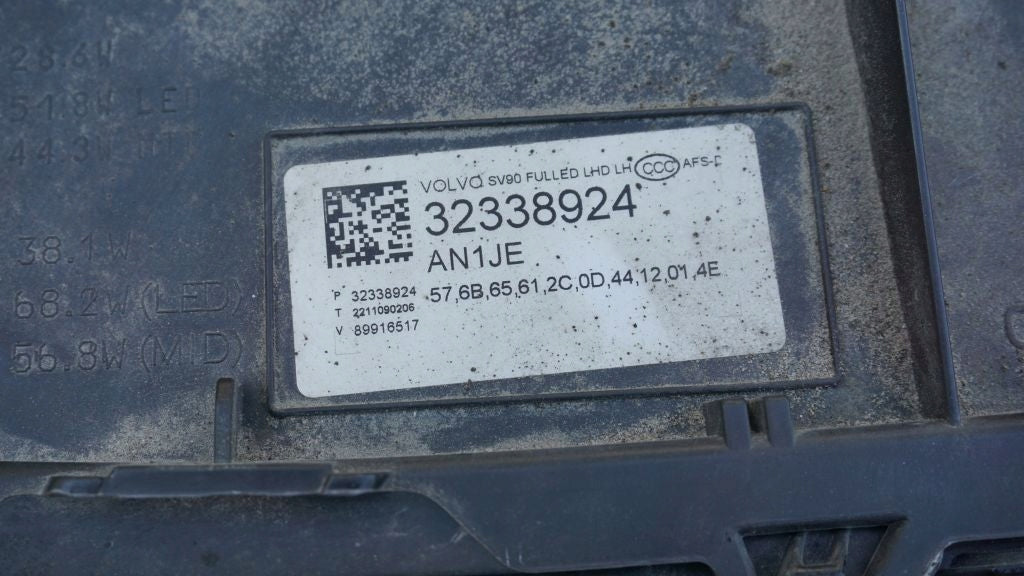 Frontscheinwerfer Volvo S90 V90 32338925 LED Ein Satz Scheinwerfer Headlight SCH5414580488kl