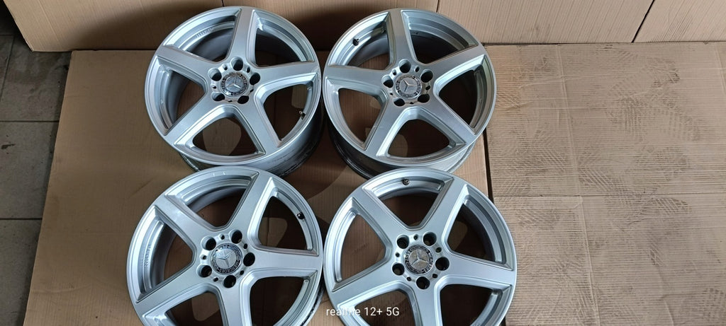 4x Alufelge 17 Zoll 7.5" 5x112 37ET Glanz Silber FRE75737B61-0 Rim Wheel FEL7169414779nf
