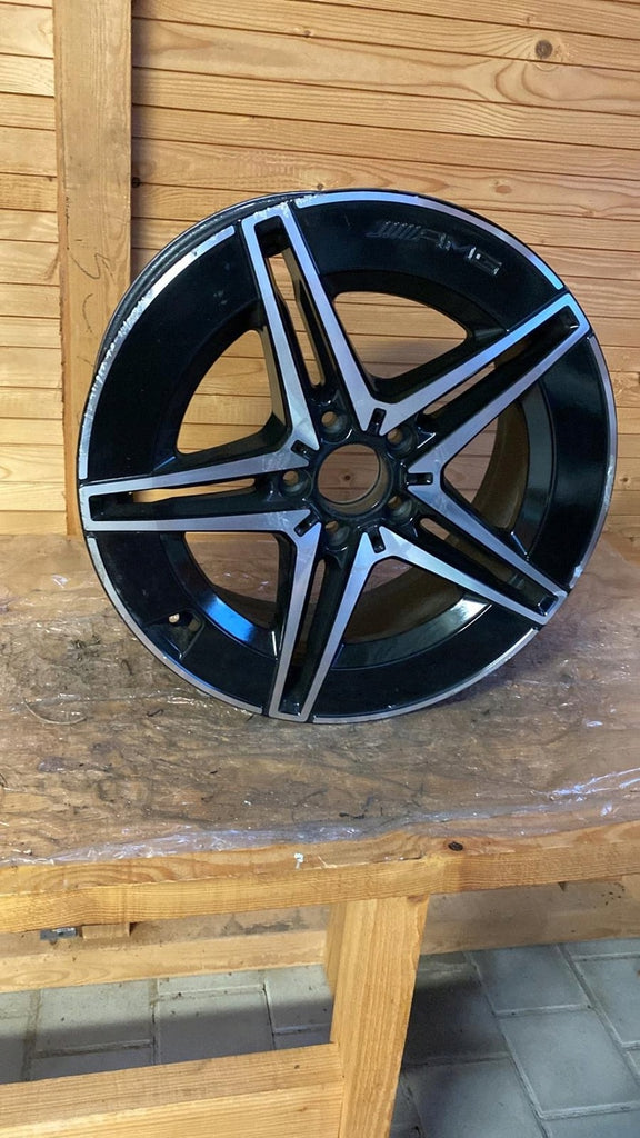 1x Alufelge 18 Zoll 9.0" 5x112 58ET Glanz Graphit A2064016600 Mercedes-Benz W206