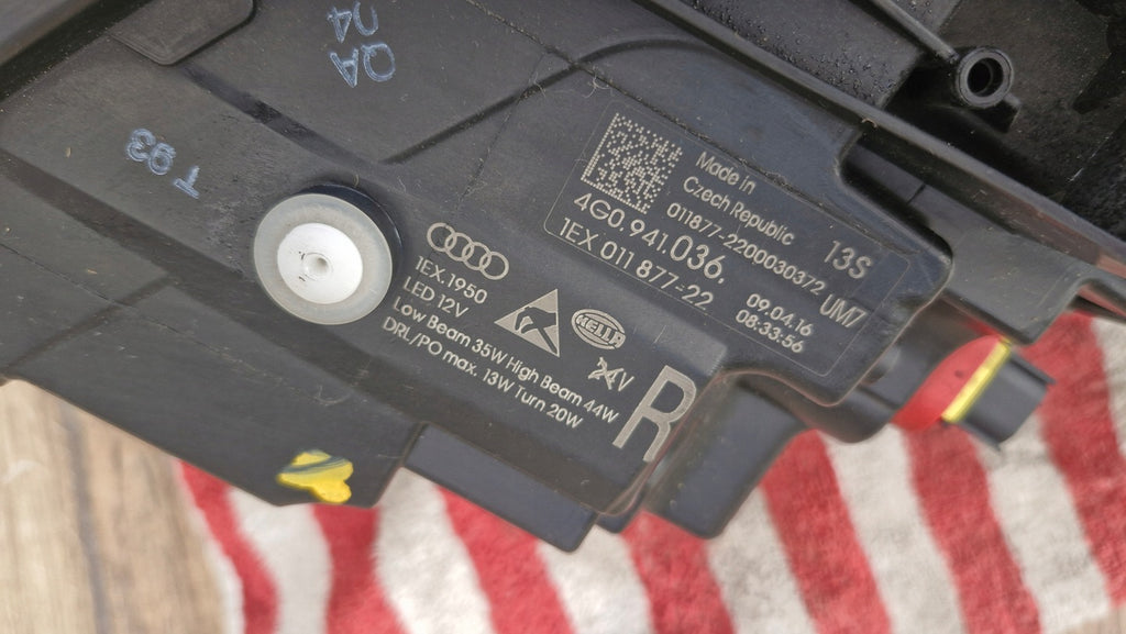 Frontscheinwerfer Audi A6 C7 4G0941036 Full LED Rechts Scheinwerfer Headlight SCH1941132112ve