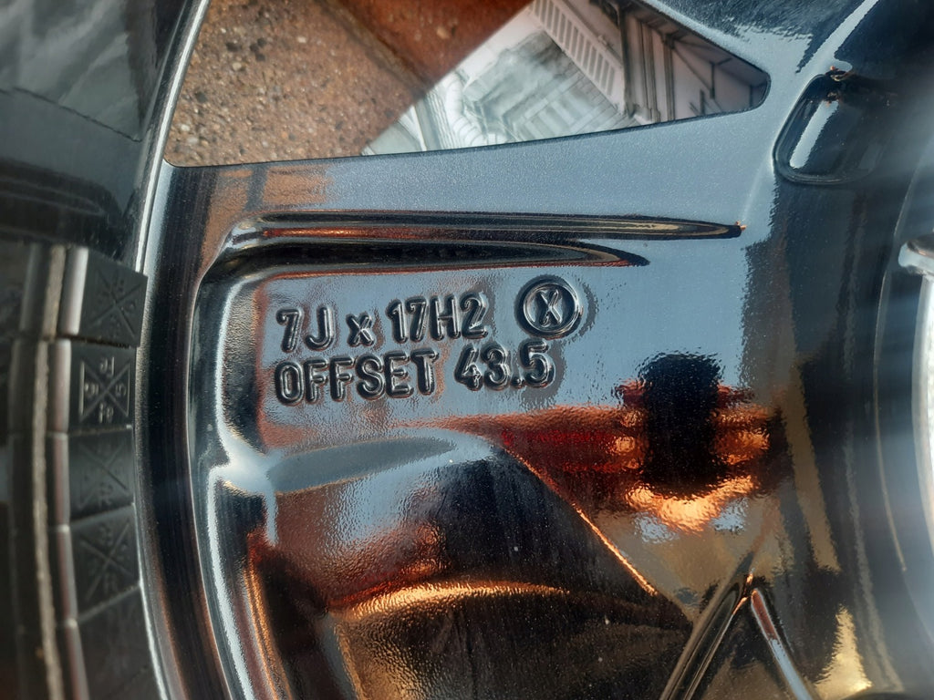 1x Alufelge 17 Zoll 7.0" 5x114.3 43 5ET 2910-N7160 Hyundai Rim Wheel FEL9095825337sp