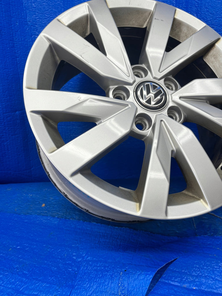 1x Alufelge 16 Zoll 6.5" 5x112 41ET Matt Silber 3G0601025BJ VW Passat B8