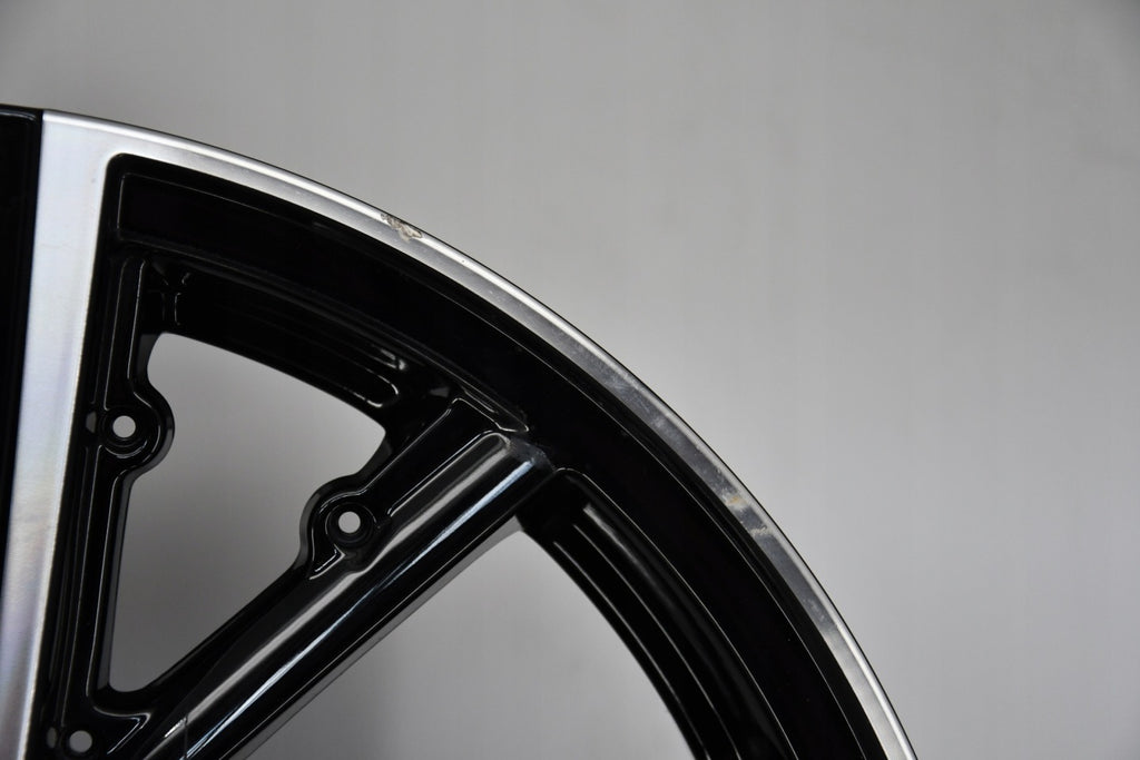 1x Alufelge 18 Zoll 8.0" 5x108 48ET Glanz Schwarz 9835058180 Peugeot Rim Wheel FEL9619501889md