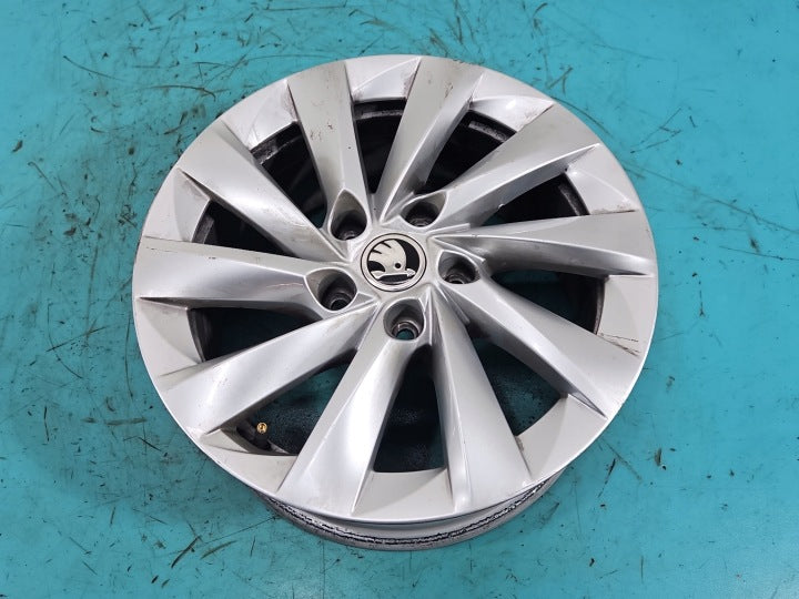 1x Alufelge 16 Zoll 7.0" 5x112 43ET 3P0601025 Skoda Superb I Rim Wheel FEL8426860051sb