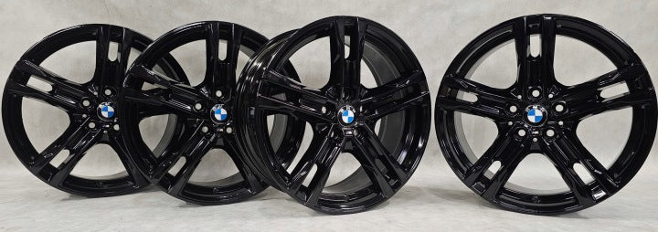 4x Alufelge 18 Zoll 8.0" 5x112 57ET Glanz Schwarz 8292352 BMW 1 F40 Mg Rim Wheel FEL8448444040rm