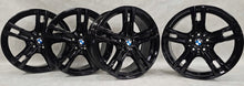 Laden Sie das Bild in den Galerie-Viewer, 4x Alufelge 18 Zoll 8.0" 5x112 57ET Glanz Schwarz 8292352 BMW 1 F40 Mg Rim Wheel FEL8448444040rm