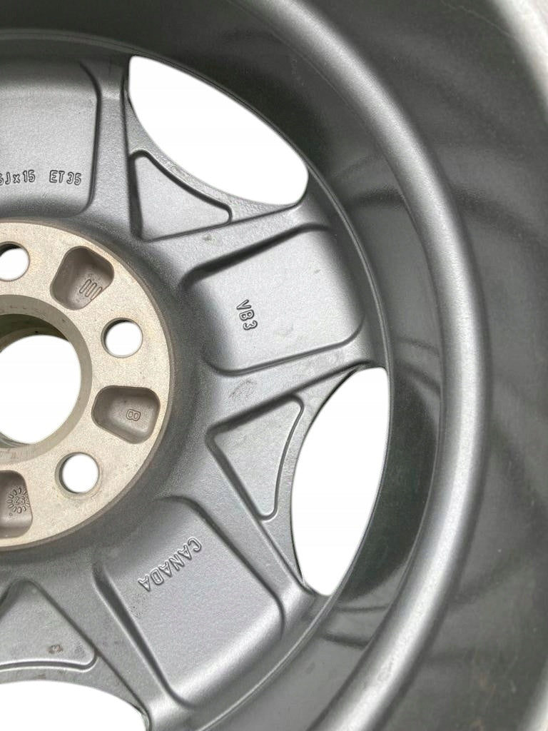 1x Alufelge 15 Zoll 6.0" 5x100 35ET Silber 191601025 VW Golf I Rim Wheel FEL3224835856xg