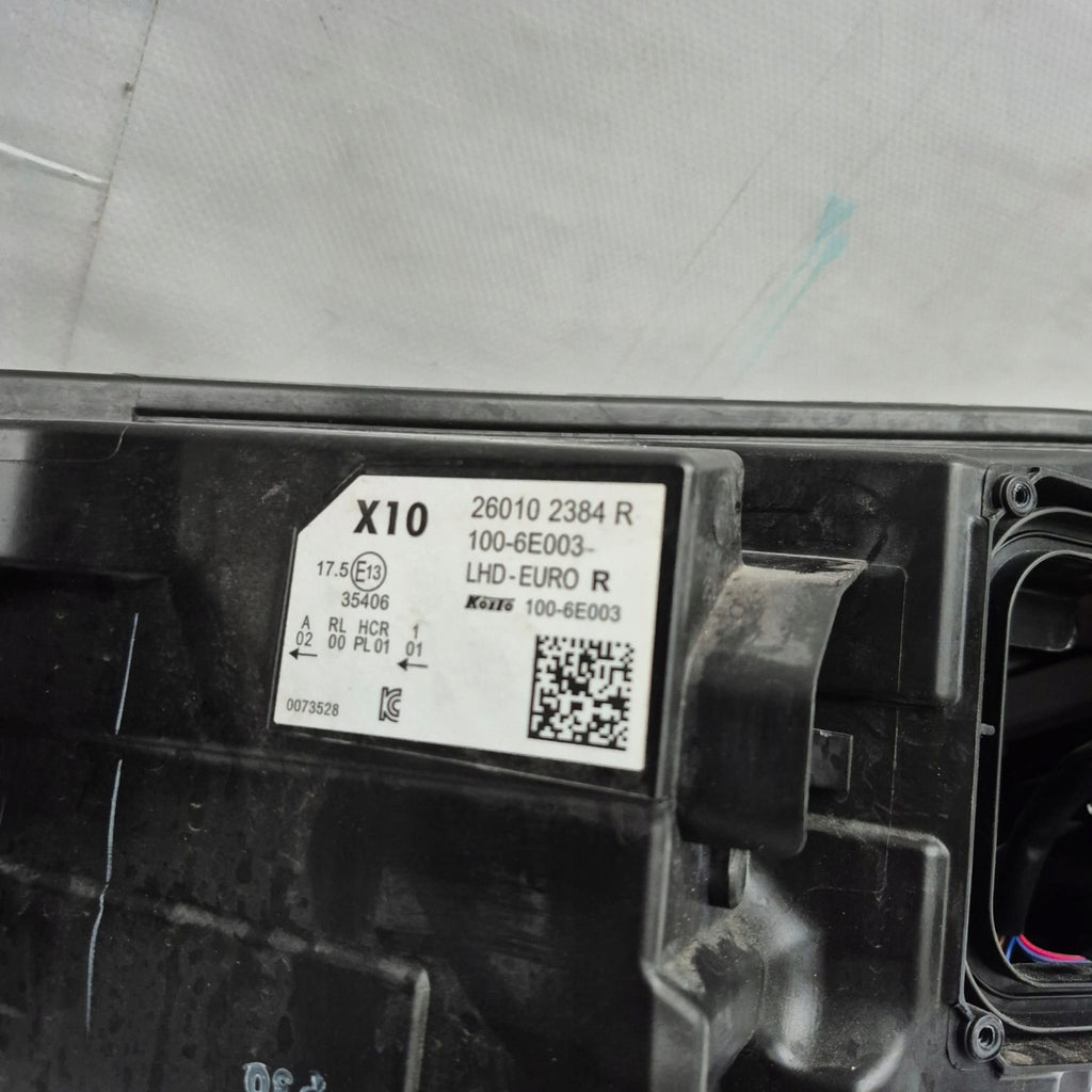 Frontscheinwerfer Renault Zoe 260102384R Full LED Rechts Scheinwerfer Headlight SCH1984690302fo