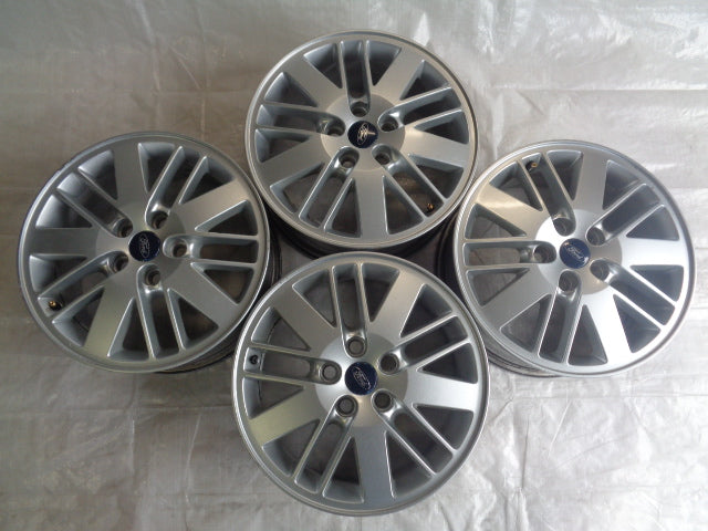 4x Alufelge 16 Zoll 6.5" 5x108 50ET Glanz Schwarz 6M21-1007-BB Ford Rim Wheel FEL3242990176rj