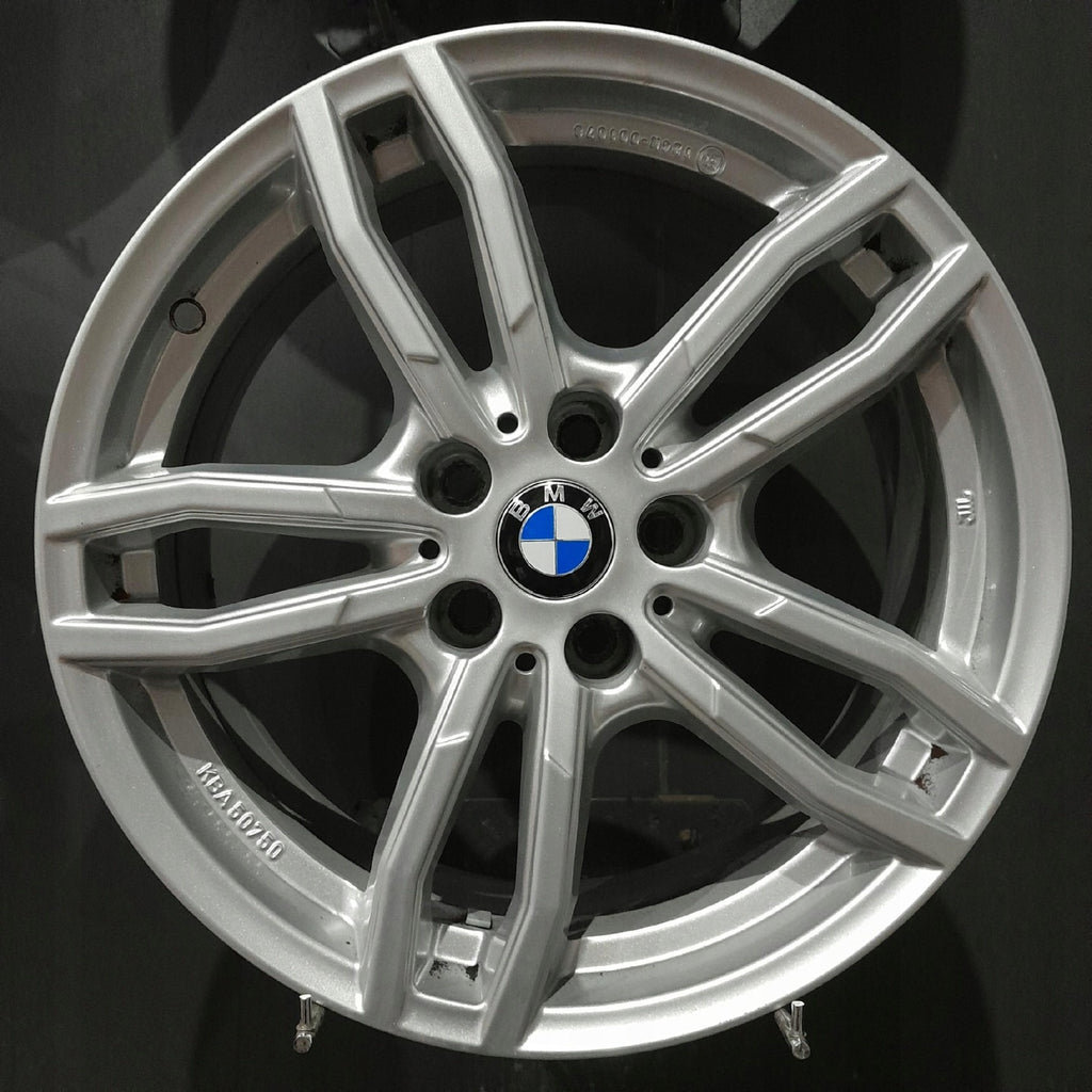 4x Alufelge 17 Zoll 7.5" 5x112 27ET Glanz Silber BMW 3 G21 G20 Rim Wheel FEL1632676844um