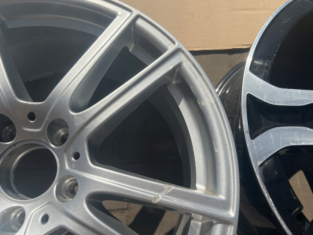 1x Alufelge 18 Zoll 8.0" 5x112 32ET Glanz Silber A2544014600 Mercedes-Benz Glc FEL3203150021vs