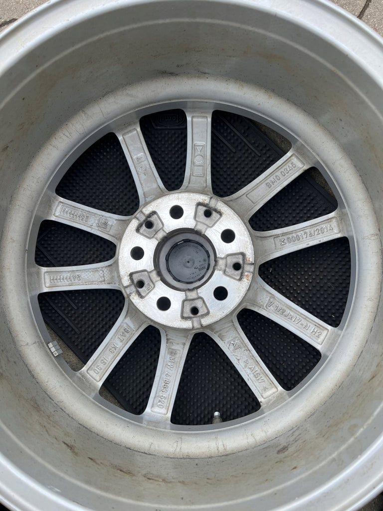 4x Alufelge 17 Zoll 7.5" 5x112 27ET Glanz Silber BMW G31 G30 Rim Wheel FEL6256012178la