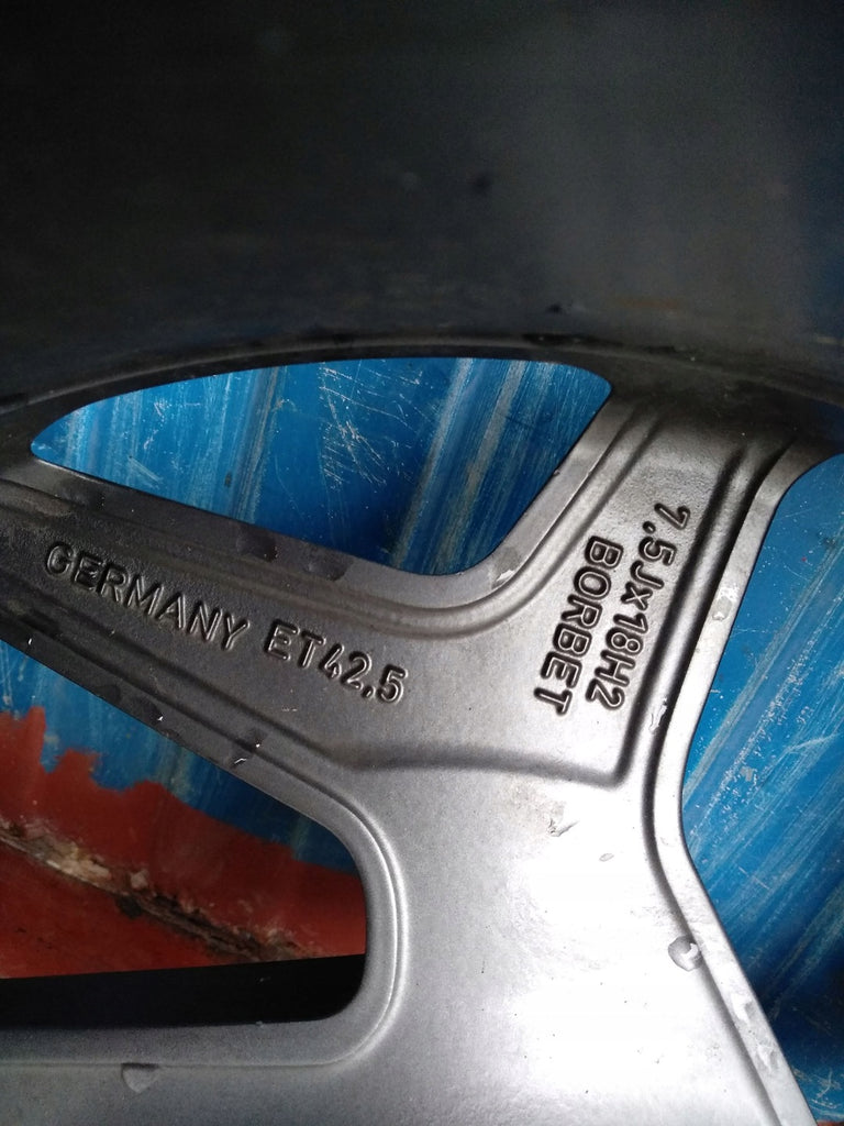 1x Alufelge 18 Zoll 7.5" 5x108 42ET K1BJ-C1A Ford Fiesta Rim Wheel