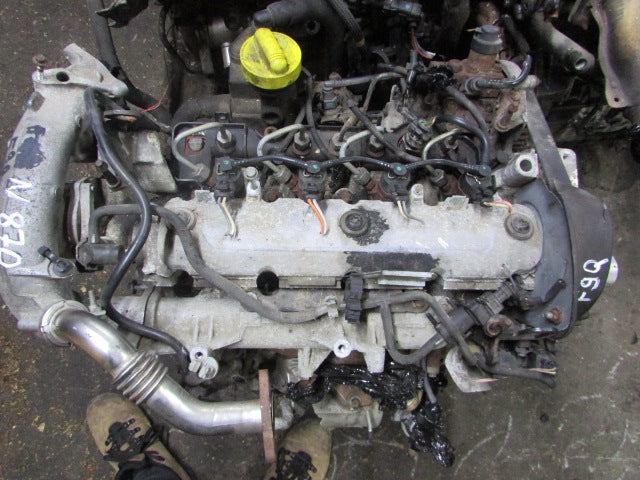 Motor Renault Megane III F9QN870 1.9 DCI Diesel Engine Unkomplett