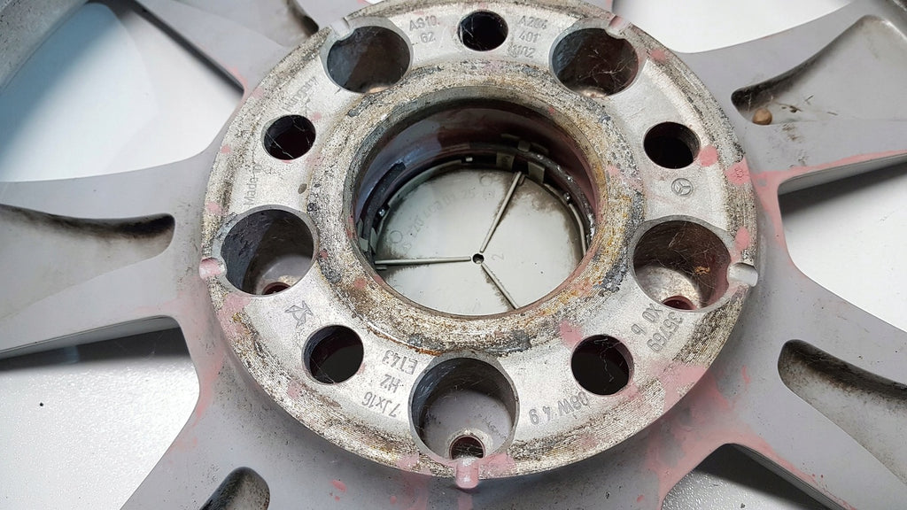 1x Alufelge 16 Zoll 7.0" 5x112 43ET 2044011102 Mercedes-Benz W204 Rim Wheel