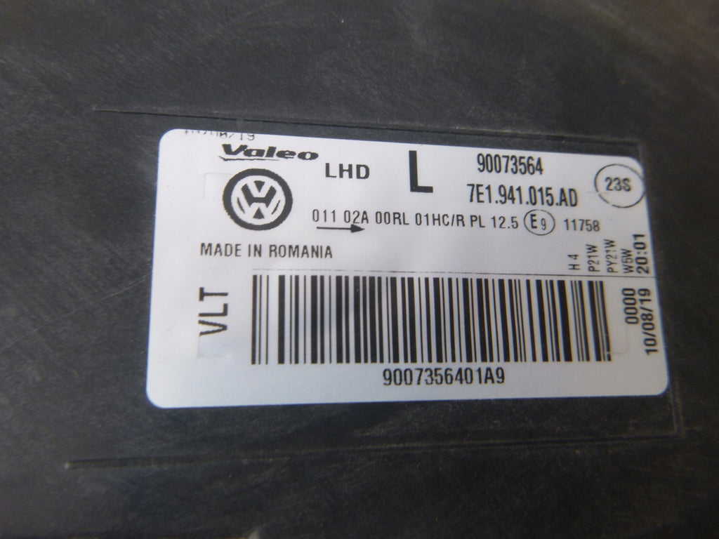 Frontscheinwerfer VW Transporter 7E1941015AD Links Scheinwerfer Headlight