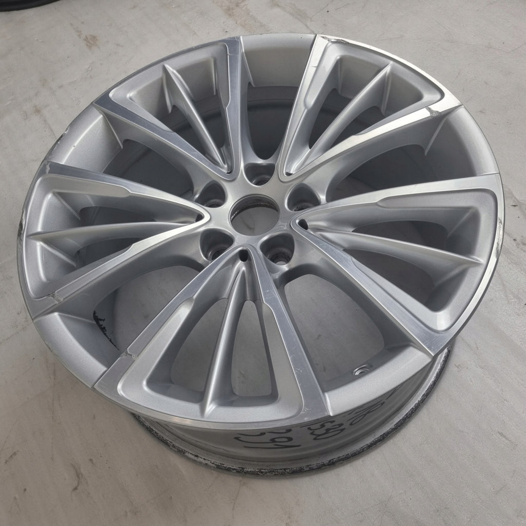 1x Alufelge 18 Zoll 8.0" 5x112 30ET Glanz Silber 8074186 BMW 7 G11 G12 Rim Wheel FEL3191884285te