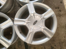 Laden Sie das Bild in den Galerie-Viewer, 4x Alufelge 16 Zoll 6.0" 4x108 52 5ET Glanz Silber XS4J1007 Ford Rim Wheel FEL5885220488ec