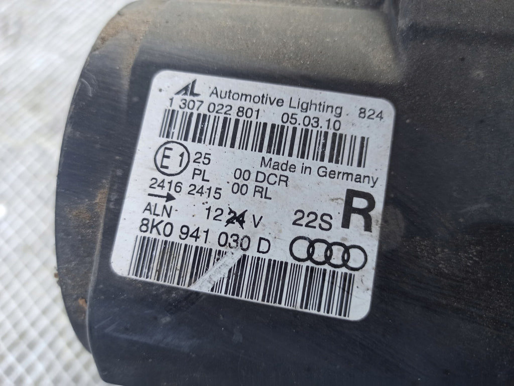 Frontscheinwerfer Audi A4 B8 8K0941030D Xenon Rechts Scheinwerfer Headlight