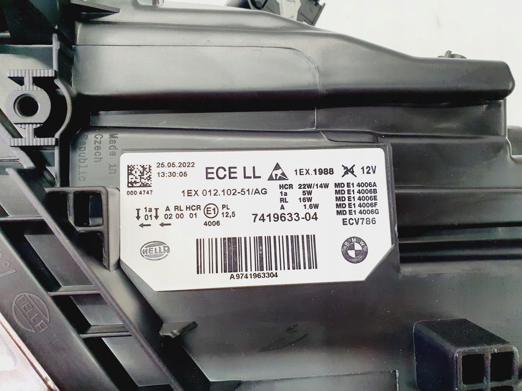 Frontscheinwerfer BMW F30 F31 7419633-04 LED Links Scheinwerfer Headlight SCH8482846152jy