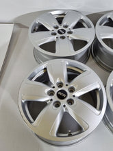 Laden Sie das Bild in den Galerie-Viewer, 4x Alufelge 16 Zoll 7.0" 5x112 47ET Glanz Silber 6877741 Mini Rim Wheel FEL4870919860hn