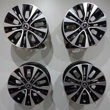Load image into Gallery viewer, 4x Alufelge 16 Zoll 6.5" 5x112 44ET Matt Schwarz A1774010000 Mercedes-Benz W177 FEL1011315468ot