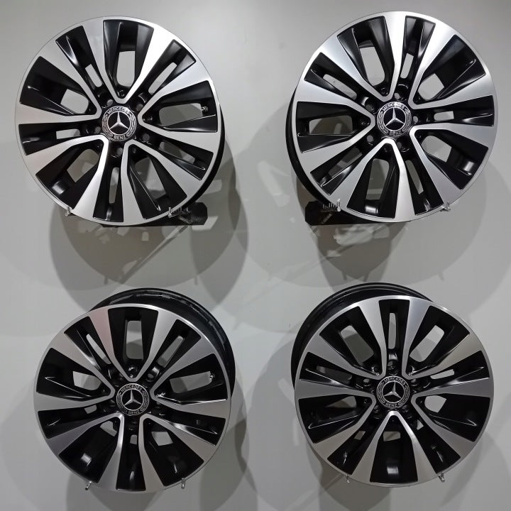 4x Alufelge 16 Zoll 6.5" 5x112 44ET Matt Schwarz A1774010000 Mercedes-Benz W177 FEL1011315468ot