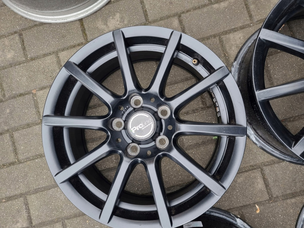 4x Alufelge 16 Zoll 7.0" 5x114.3 48ET Schwarz Honda I Rim Wheel FEL5778577525jb