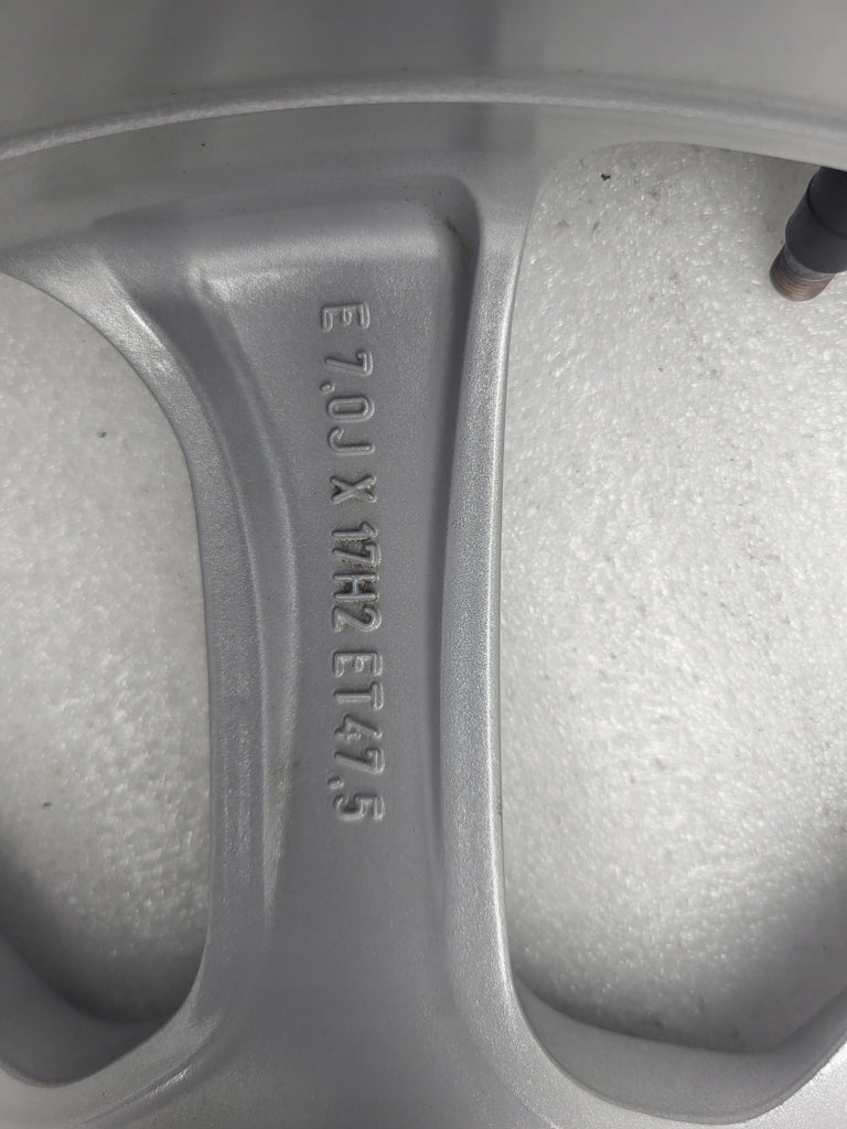 1x Alufelge 17 Zoll 7.0" 4x108 47 5ET Glanz Silber H1BC1007C1A Ford Fiesta I FEL3035814787gb