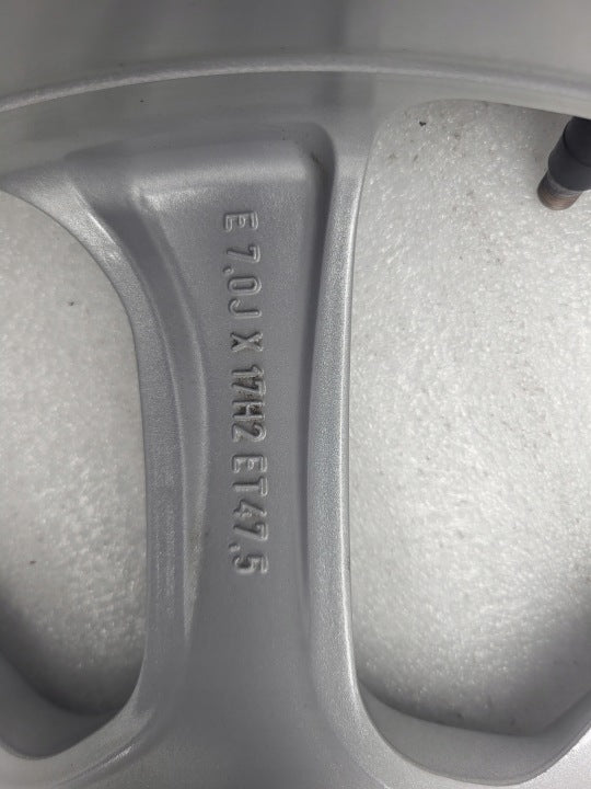 1x Alufelge 17 Zoll 7.0" 4x108 47 5ET Glanz Silber H1BC1007C1A Ford Fiesta I FEL3035814787gb