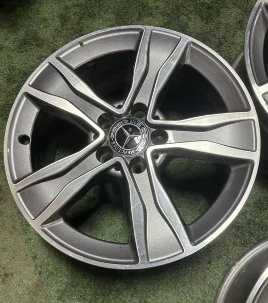 1x Alufelge 17 Zoll 7.0" 5x112 A2054010800 Mercedes-Benz Rim Wheel FEL6105461016mr