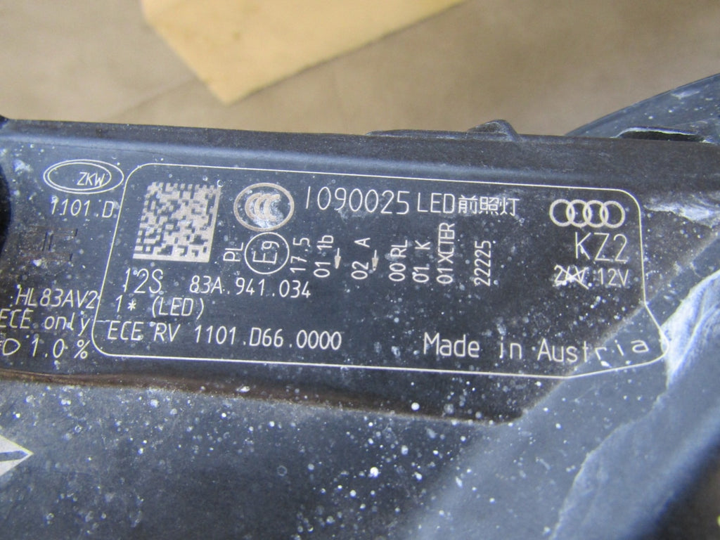 Frontscheinwerfer Audi Q3 83A941034 LED Rechts Scheinwerfer Headlight