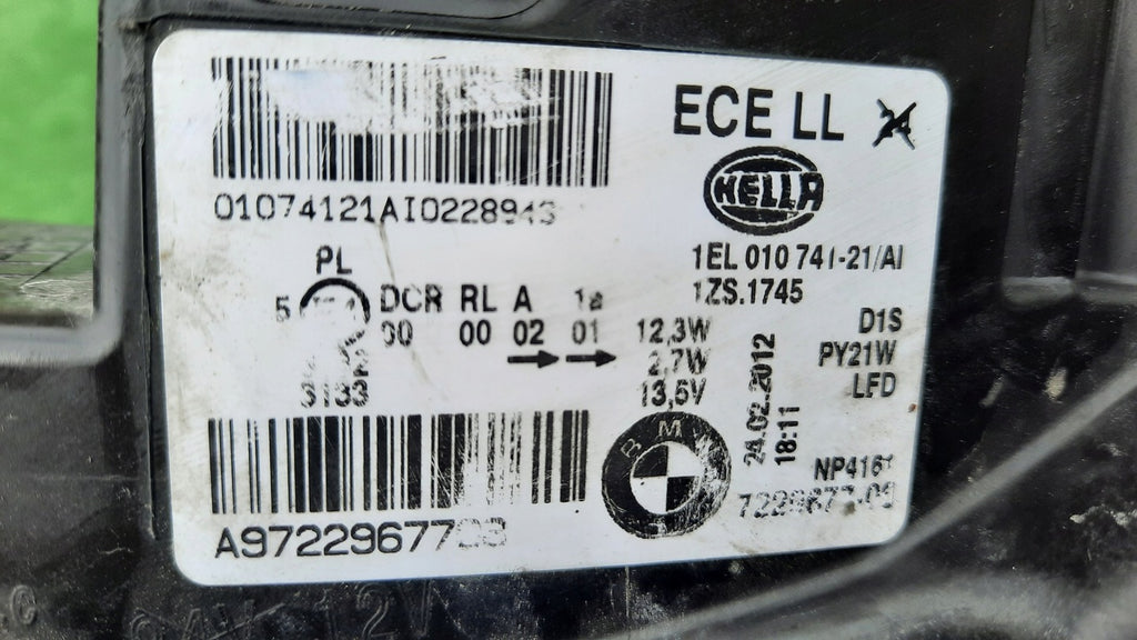 Frontscheinwerfer BMW 1 F21 F20 010741-21 Xenon Links Scheinwerfer Headlight SCH9507248586md