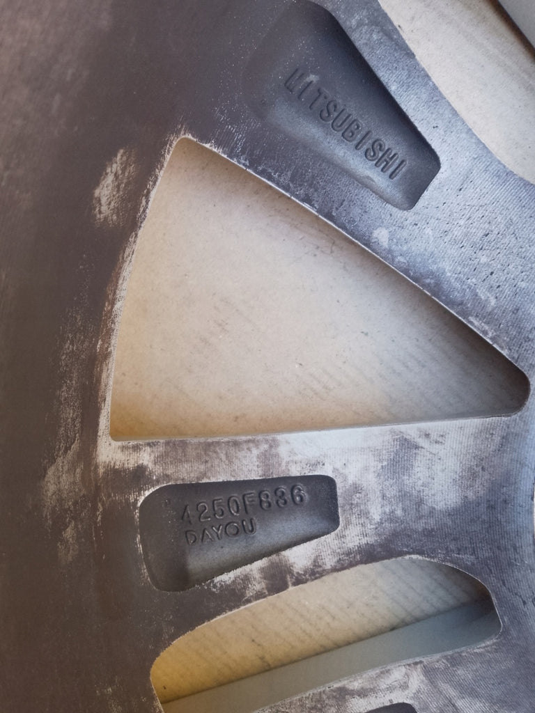 1x Alufelge 16 Zoll 6.5" 5x114.3 46ET Glanz Silber 4250F836 Mitsubishi Asx FEL2969240088nq