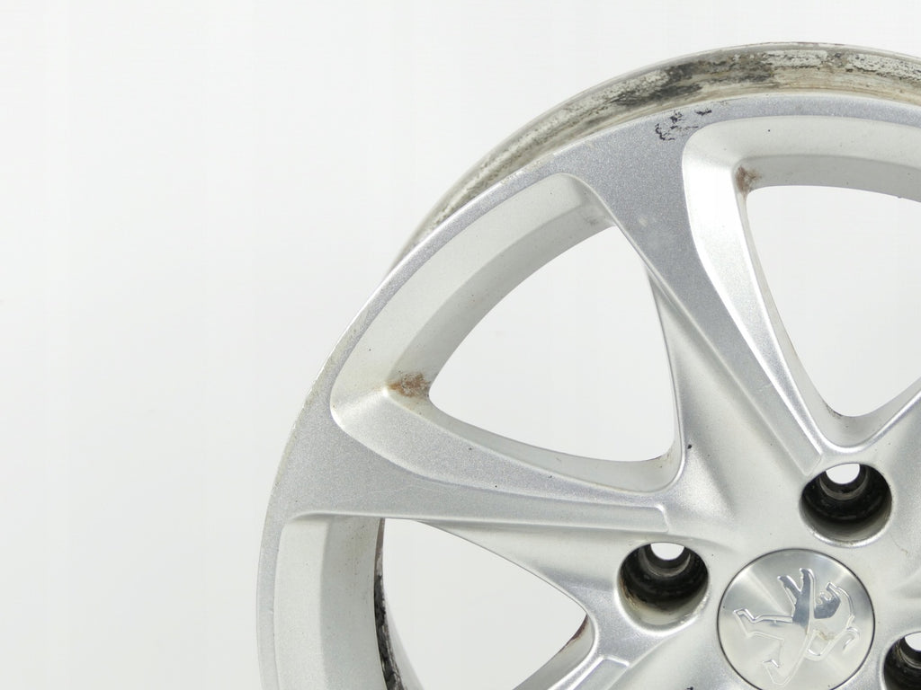 1x Alufelge 15 Zoll 6.0" 4x108 Schwarz 9673773577 Peugeot 208 Hatchback I FEL1029117200mn
