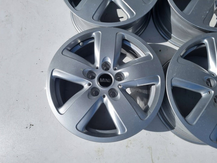 4x Alufelge 16 Zoll 7.0" 5x112 41ET Glanz Silber 6856029 Mini Clubman F54 I FEL9014716511fg