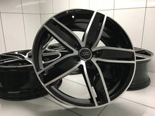 Laden Sie das Bild in den Galerie-Viewer, 4x Alufelge 19 Zoll 8.0" 5x112 49ET Glanz Schwarz 8V0601025AS Audi A4 A3 I FEL4558394192ur